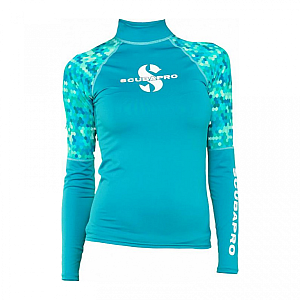 Női lycra póló Scubapro RASHGUARD CARIBBEAN UPF50, hosszú ujjú