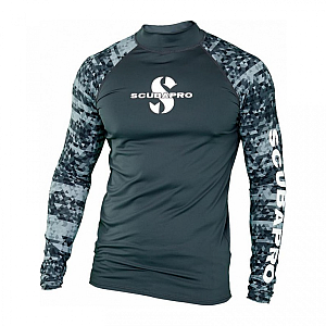 Férfi lycra póló Scubapro RASHGUARD GRAPHITE UPF50, hosszú ujjú