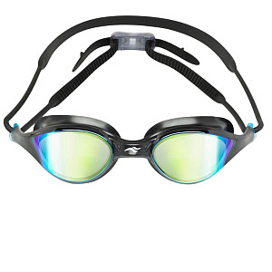 Aqua Speed ​​​​Vortex tükrös úszószemüveg tokkal, fekete