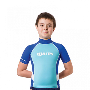 Fiú lycra póló Mares RASHGUARD JUNIOR, rövid ujjú