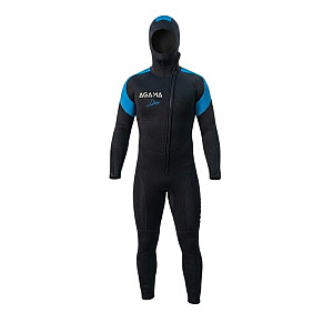 Férfi neoprén Agama DIVER 7 mm fekete/kék