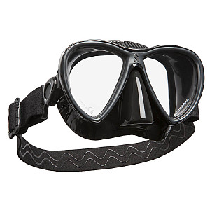 Scubapro SYNERGY TWIN TRUFIT maszk kényelmi övvel - fekete