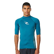 Férfi lycra póló RIP CURL WAVES, rövid ujjú
