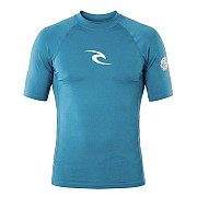 Férfi lycra póló RIP CURL WAVES, rövid ujjú