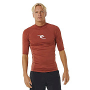 Férfi lycra póló RIP CURL WAVES, rövid ujjú