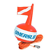 Bója Omer PVC gömbölyű zászlóval 45 cm