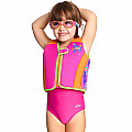 Gyermek úszómellény Zoggs SEA UNICORN SWIMSURE JACKET PINK - 2/3 év (15/18 kg)