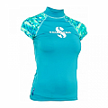 Női lycra póló Scubapro RASHGUARD CARIBBEAN UPF50, rövid ujjú