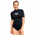 Női lycra póló Roxy BLACK rövid ujjú