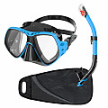 Búvárkészlet maszk és légzőcső Dive Team DEEP VISION antifog