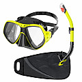 Búvárkészlet maszk és légzőcső Dive Team DEEP VISION antifog