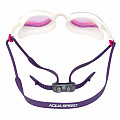 Aqua Speed ​​​​Vortex tükrös úszószemüveg tokkal, rózsaszín
