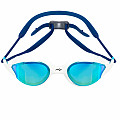Aqua Speed ​​​​Vortex tükrös úszószemüveg tokkal, fehér