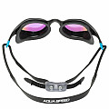 Aqua Speed ​​​​Vortex tükrös úszószemüveg tokkal, fekete