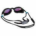 Aqua Speed ​​​​Vortex tükrös úszószemüveg tokkal, fekete