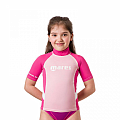 Lányok lycra pólója Mares RASHGUARD JUNIOR, kr.ruk. - S (9/10 év)