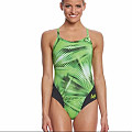 Női fürdőruha Michael Phelps MESA LADY MID BACK többszínű / zöld - DE30