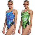Női fürdőruha Michael Phelps MESA LADY MID BACK többszínű / zöld - DE30