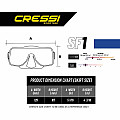 Cressi SF1 maszk