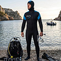 Férfi neoprén Agama DIVER 7 mm fekete/kék