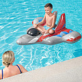 Felfújható nyugágy Bestway 41443 GALAXY GLIDER Fighter 136 x 135 cm szürke