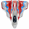 Felfújható nyugágy Bestway 41443 GALAXY GLIDER Fighter 136 x 135 cm szürke