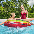 Felfújható gyűrű Bestway 36163 RAINBOW RIBBON TUBE JELLY 115 cm piros